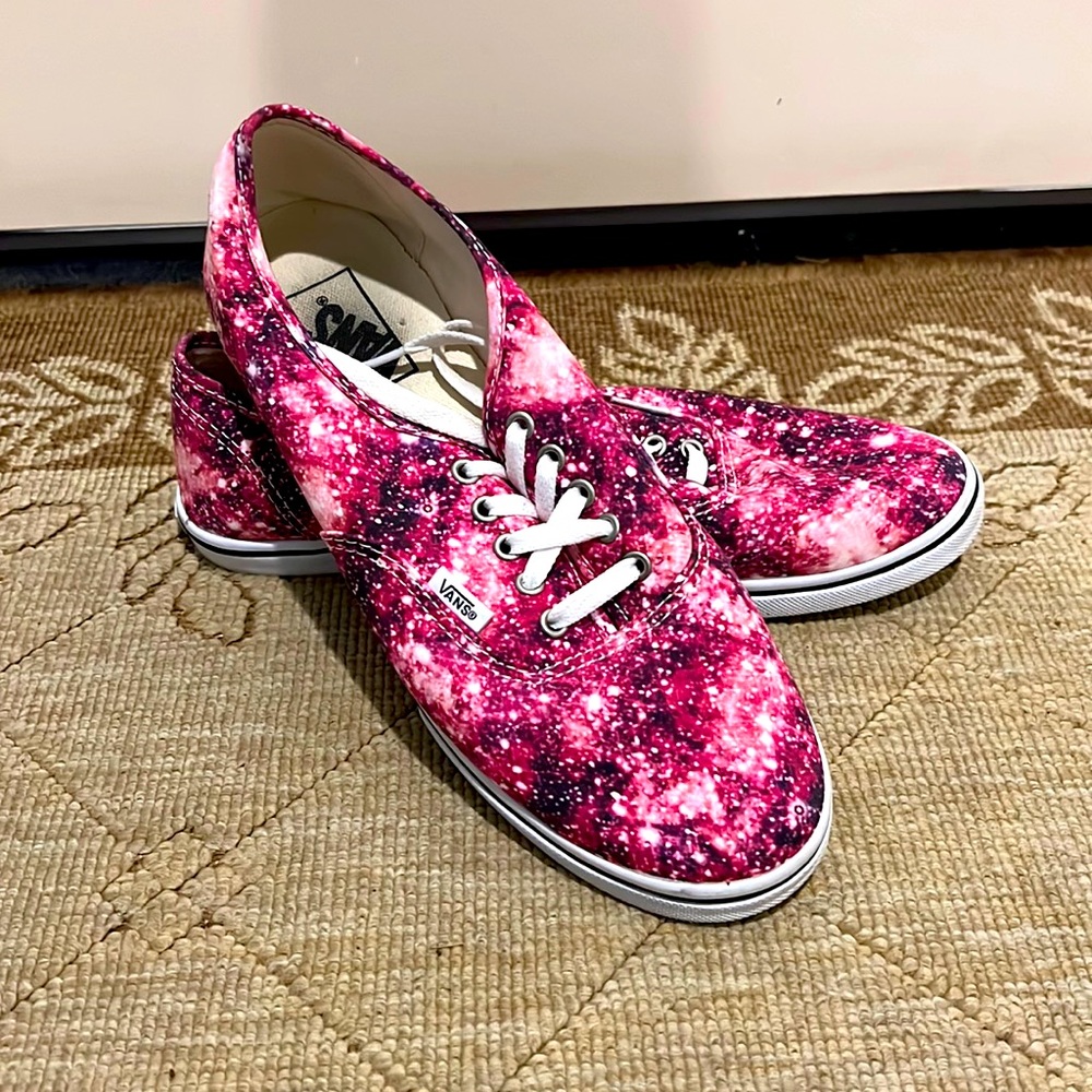 Vans (authentic) Galaxy Sneakers Size 10 (US women) Pink/purple galaxy
